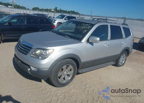 2009 Kia Borrego Ex V6 z USA, uszkodzony, nr VIN KNDJJ741095019046